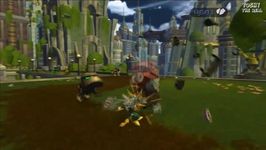 une photo d'Ã©cran de Ratchet et Clank sur Sony Playstation 2